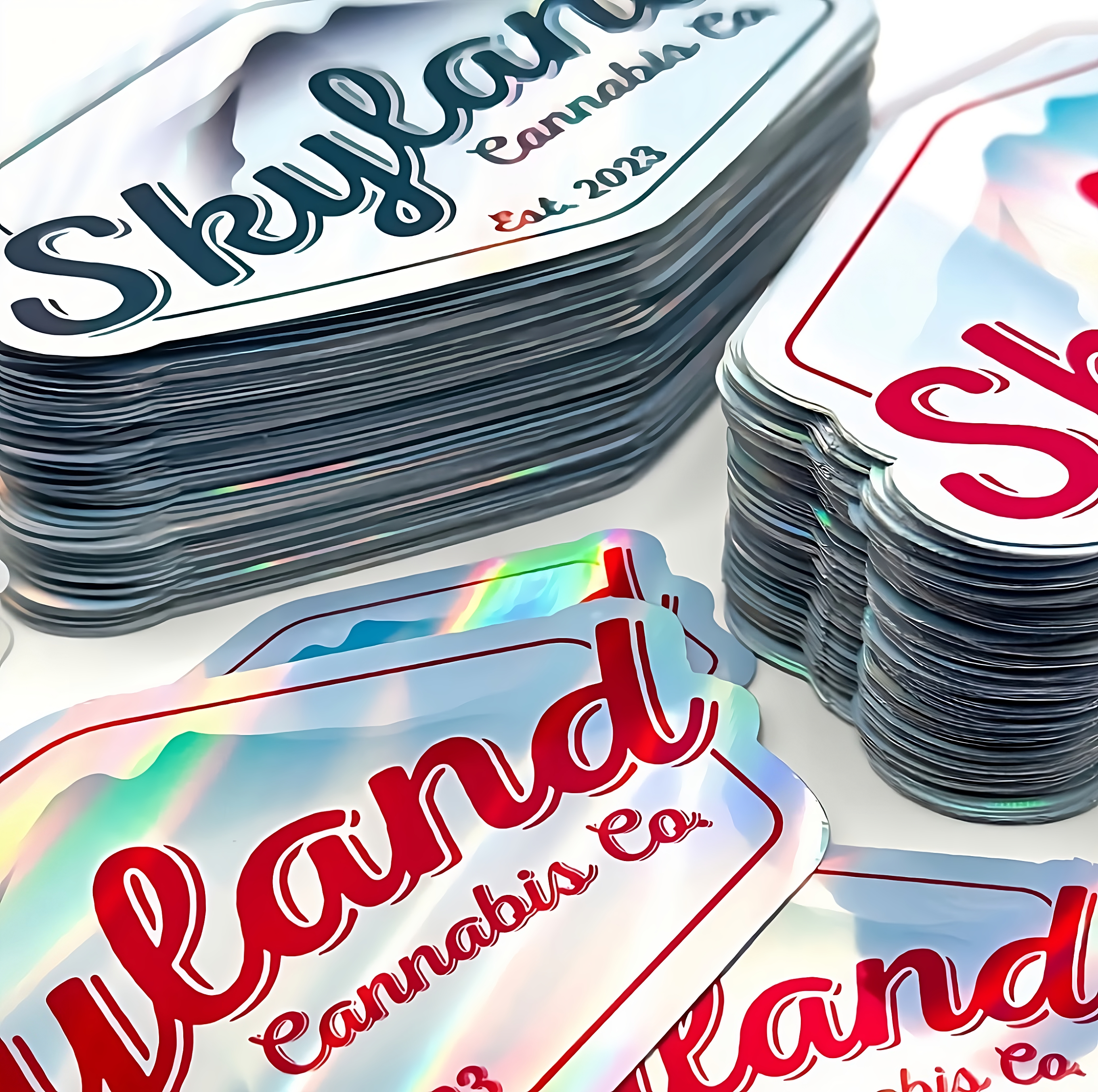 Skyland Cannabis Company Premium Holographic Sticker