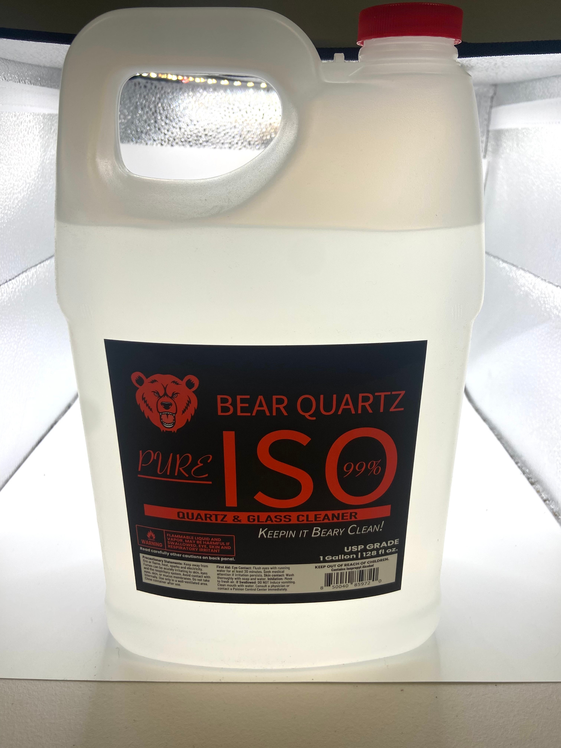 Bear Quartz 1 Gallon ISO alcohol 99%