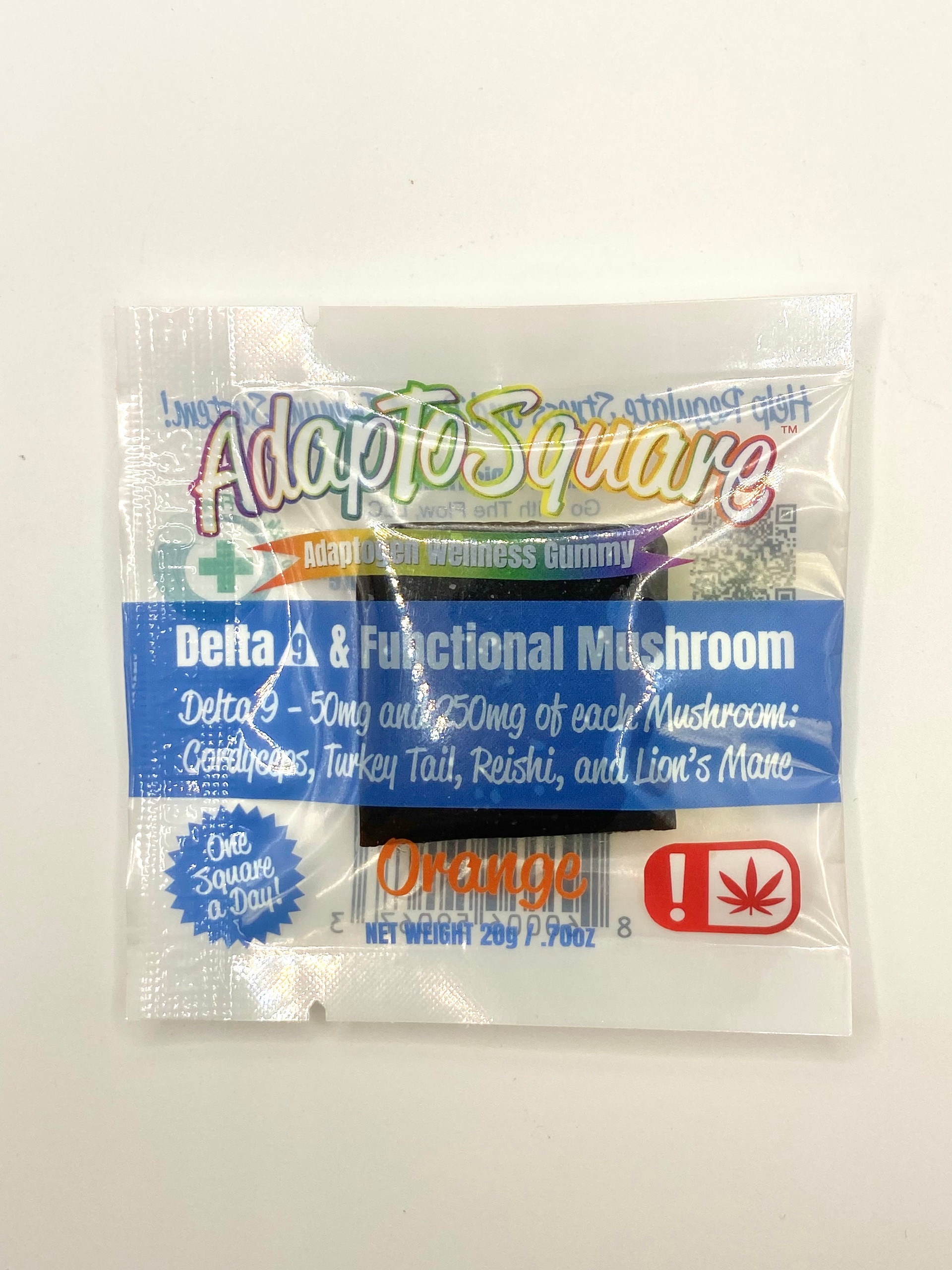 AdapToSquare Organic Adaptogenic Delta 9 THC Gummy 50mg
